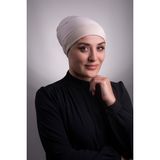 Halven Bej Arkadan Bağlamalı İç Bone Viskon Kumaş Kaymaz Silikonlu 3002_12