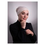 Halven Bej Pratik Hazır Geçmeli İç Bone Viskon Kumaş Çapraz Tek Bantlı 3004_12