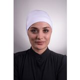 Halven Beyaz Arkadan Bağlamalı İç Bone Viskon Kumaş Kaymaz Silikonlu 3002_42