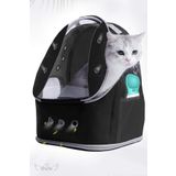 HALZEY Lüx Kedi Taşıma Çantası 13 Hava Kanallı Büyük Kedi Çantası 8kg Taşıyabilir 42x25x33 Cm Kedi Yatağı