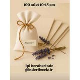 Ham Bej Renk Bez 100 Adet Kese 10×15CM Lavanta, Sabun,kuruyemiş, Takı Çok Amaçlı Bez Poşet