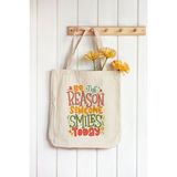 Ham Bez Çanta 35X40 cm - Be The Reason Someone Smiles Today