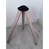 Ham (Boyasız) Konik 20 cm Ahşap Mobilya Ayağı – 3’lü (Puf, Berjer, Sehpa, Tabure – Bağlantı Aparatı Dahil)