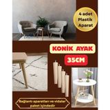 Ham- Konik Ayak -Sehpa Baza Koltuk Masa Ayakları 12CM-15CM-20CM-25CM-30CM-35CM - AÇILI APARAT