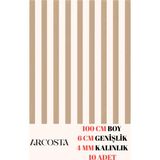 Ham Mdf Iskandinav Duvar Çıtası 4 mm Kalınlık 100 cm Uzunluk 6 cm Genişlik ( 10 Adet ) - 100 X 6