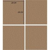 Ham Mdf Plaka Tabaka 4 Adet 20 x 20 cm Mdf Levha 10 mm Kalınlık