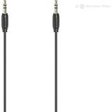 Hama 205263 3.5-3.5 mm 3S 3 mt Stereo Altın Uç Siyah Ses Kablosu