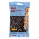 Hama Boncuk 207-12 ütü boncuğu torbası, yakl. 1.000 midi el işi boncuğu, 5 mm çapında, kahverengi, büyükler ve küçükler için yaratıcı el işi eğlencesi