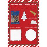 Hama boncuk Yılbaşı Yeni yıl ağaç süsleme paketi