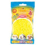 Hama Boncuklar 207-34 ütü boncuğu torbası, yakl. 1.000 Midi el işi boncuğu, 5 mm çapında, neon sarısı, büyükler ve küçükler için yaratıcı el işi eğlencesi