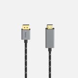 Hama HM.200506 DisplayPort - HDMI Ultra HD 4K Video Kablosu 1,5M