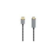 Hama Hm.200506 DisplayPort -HDMI™Fişi UHD 4K 1.5m Video Kablosu