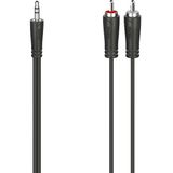 Hama HM.200720 3.5 mm - 2RCA Stereo 2 m Siyah USB Kablo