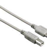 Hama HM.200901 USB 2.0 A Fiş - B Fiş 3 m Gri USB Kablo