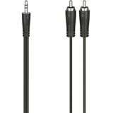 Hama HM.205110 3.5 mm 2 Rca Stereo 1S 1.5 mt Siyah Ses Kablosu