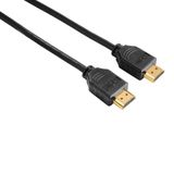 Hama HS HDMI Ethernet Altın Uçlu 3S 1.5 m 4K Siyah Görüntü Kablosu