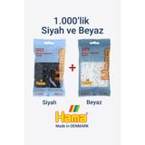 Hama Midi Boncuk 1000'lik - Siyah ve Beyaz