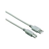 Hama USB 2.0 A B Gri 1.5 m Fiş
