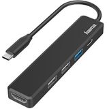 Hama Usb C 5 Ports 3 X Usb A Usb C Hdmı Hub