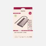 Hama USB-C-Hub, "Connect2Mobile V2", Multiport, 7 Ports