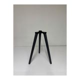 HAMADEX 49 cm siyah zigon sehpa ayağı ahşap ayak