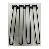 HAMADEX 50cm Siyah Metal Katlanır Masa Ayağı - 4 Adet| Pratik Yer Sofrası & Masa Ayağı