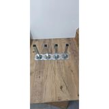HAMADEX Katlanır Metal Sofra Ayağı, 70 cm, Gümüş Renk, 4'lü Set, Yer Sofrası İçin, Masa Ayağı (30cm)