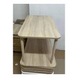 HAMADEX -ZION Serisi – Orta Sehpa 50×90 cm MDF Tabla Masif Gürgen Ayak Modern Atlantik Cam