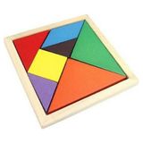 Hamaha 7 Parça Büyük Boy 14x14 cm Eğitici Tangram