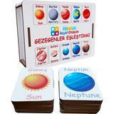 Hamaha Eğitici Ahşap Oyuncak | Gezegen Şekilleriyle Zihinsel Becerileri Geliştiren Ahşap Denkleştirme Blokları | 20 Parça Kutulu Eğitici Oyuncak