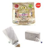Hamam Otu Toz Tüy Dökücü 10 Paket + Hamam Kesesi + Topuk Taşı Banyo Seti