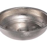 Hamam Tası, Zamak Metal, Geleneksel Banyo Aksesuarı (Beyaz)