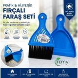 Hamarat Fırçalı Faraş Masa Üstü Fırçası - Mint Yeşili