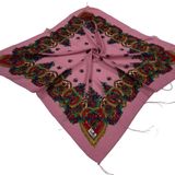 Hamavi Şal Puşi Püsküllü pembe
