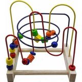 Hambag Büyük Boy Ahşap Eğitici Koordinasyon Oyunu Ahşap Helezon Yay Eğit - Renkli