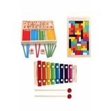 Hambag Eğitici Geliştirici Sayı Sayma Çubukları Tetris Ve Selefon Ksilefon Oyuncak Set