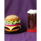 Hamburger Bardak Altlığı Hamburger Tema Hediye 7lı Set Runner & Amerikan Servisi-Supla - 7 Adet