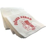 Hamburger Kese Kağıdı 14X15CM Beyaz Sülfit Baskılı 5 kg