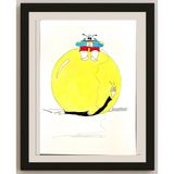 Hamed Molei Mehr 29x21cm Orijinal Karikatür BOD06738