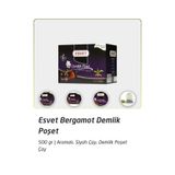 Hamidiye Yöresel Esvet Bergomat Aromalı Süzen Demlik Poşet Çay 500 Gr Siyah Türk Rize Çayı