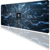 Hamiki Chip Anakart Temalı Oyun Gaming Klavye Mouse Pad Masa Matı 70X30CM - Çok Renkli