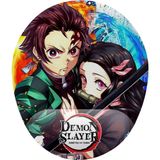 Hamiki Demon Slayer Anime Bilek Destekli Mouse Pad Ergonomik Kaymaz Taban Mousepad Fare Altlığı - Renkli