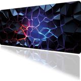 Hamiki Dijtal Art Temalı Oyun Gaming Klavye Mouse Pad Masa Matı 70X30CM - Çok Renkli