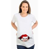 Hamile Kadın Baby T-Shirt MODEL105 - Siyah - XL