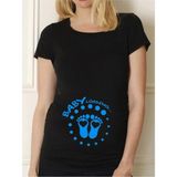 Hamile Kadın Baby T-Shirt MODEL87 - Siyah - XL