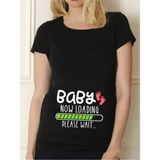 Hamile Kadın Baby T-Shirt MODEL92 - Siyah - XL