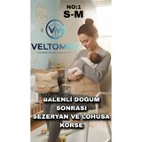 Hamile, Sezeryan ve Lohusa Doğum sonrası karın ve bel toparlama için konforlu korse BEJ no1 s/m