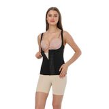Hamilelik Sonrası Askılı Latex Korse, SİYAH, S