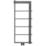 Hammam 1200 Mm x 500 Mm Paslanmaz Çelik Step Fırça Mat Inox & Parlak Black Chrome Havlupan - Standart