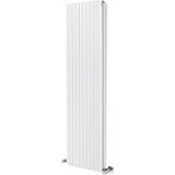 Hammam 1200 x 395 mm Amber Dikey Beyaz Alüminyum Radyatör Standart Bağlantı